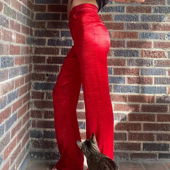 VINTAGE sateen pants - Picture 2 of 4